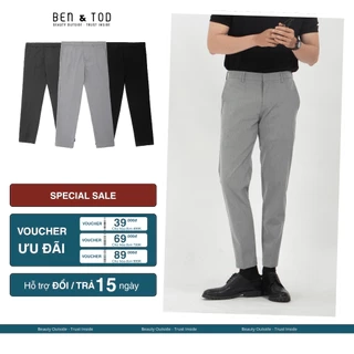 Quần dài tây nam form SLIM FIT S.CONCEPT trơn nam tính co giãn basic năng động cao cấp local brand