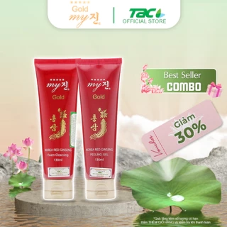 Bộ Sản Phẩm Cao Cấp Sữa Rửa Mặt Và Tẩy Tế Bào Sâm Đỏ Hàn Quốc My Gold TAC