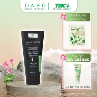 Sữa rửa mặt cao cấp cho nam DABO Black Force For Men 120ml