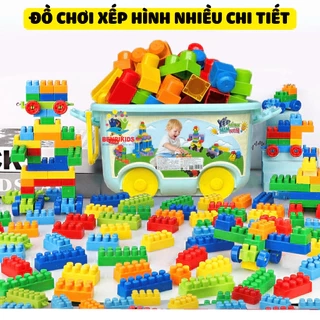 Đồ Chơi Xếp Hình Cho Bé Loại To Nhiều Chi Tiết Lựa Chọn , Bộ Lắp Ghép Các Khối Cỡ Lớn Bằng Nhựa ABS Benrikids