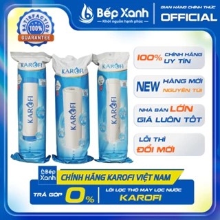 Bộ lõi lọc nước Karofi số 1,2,3 - Hàng Chính Hãng