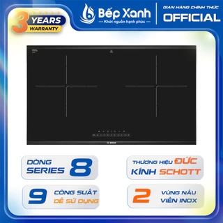 Bếp Từ 2 Vùng Nấu Bosch PPI82560MS (Series 8) - Kính Schott Ceran