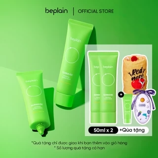Kem chống nắng BEPLAIN Sunmuse Vật Lý Nâng Tone nhẹ nhàng SPF 50+ PA++++ Mineral Sunscreen 50ml + 50ml