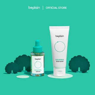 BEPLAIN Best-Seller Ampoule Cicaterol 30ml & Kem dưỡng Cicaterol 60ml Phục Hồi Nhân Đôi 2X