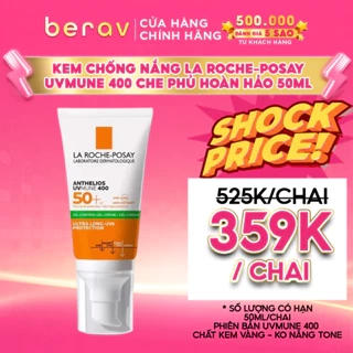 Kem Chống Nắng La Roche Posay kiềm dầu cho da dầu mụn Dry Touch Anthelios XL UVB UVA SPF 50+ (15/50ml)
