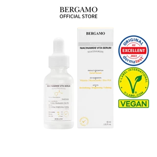 Serum BERGAMO Niacinamide 10% + Zinc PCA 10Pm Giảm Mụn Và Mờ thâm Giúp Se Khít Lỗ Chân Lông