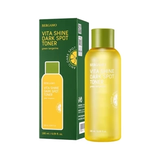Toner Bergamo với thành phần quýt xanh làm mờ vết thâm 180ML
