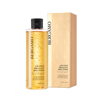 Toner Vàng 24K Bergmo 250ml Chăm Sóc Da Rực Rỡ