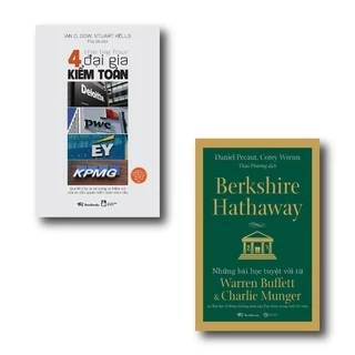 Sách - Combo 4 đại gia kiểm toán - Deloitte - PwC - EY - KPMG + Berkshire Hathaway
