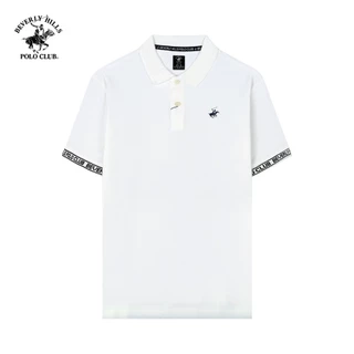 Beverly Hills Polo Club-Áo polo Ngắn tay Nam Regular Fit Trắng Pha phối-PMRSW23TL003