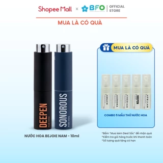 Nước Hoa Nam Thơm Lâu Mini Hương Thơm Thanh Lịch BFO Bejoie 10ml