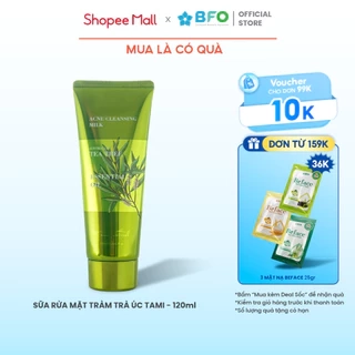 Sữa Rửa Mặt Dưỡng Da Tinh Chất Tràm Trà Giảm Mụn Tami Natural 120ml