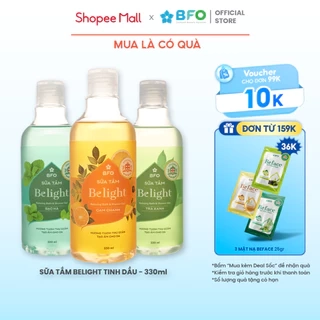 Sữa Tắm Nước Hoa Dưỡng Ẩm Sáng Da BFO Belight Chai 330ml