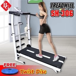 BG Máy chạy bộ cơ (ko sử dụng điện)  5 in 1 đa năng thích hợp cho cả người lớn và trẻ nhỏ SH-306