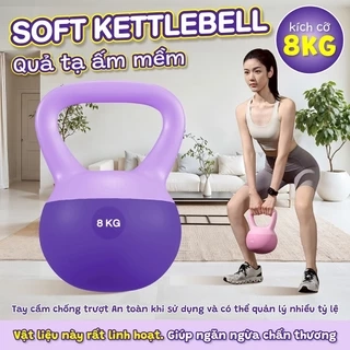 -BG- Q312- 8KG- Tạ chuông mềm tập Squats hông và cánh tay,Tập tại nhà an toàn cho mọi người