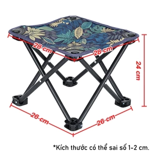 BG - Ghế cắm trại, dã ngoại di động, dã ngoại, câu cá, có thể gấp gọn