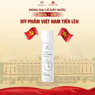 8% PHA Daily Glowing Essence 150 ml - Nước dưỡng sáng, tẩy TBC, ngừa mụn cho da Bibala