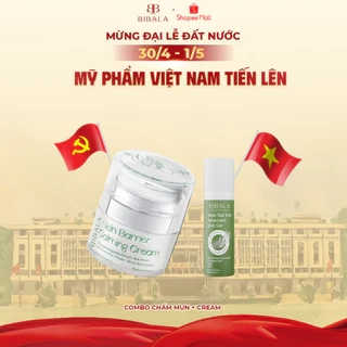 Bộ đôi Kem dưỡng phục hồi + GEL chấm mụn Tràm Trà 15ML BIBALA