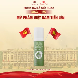 GEL chấm mụn Tràm Trà làm dịu, giảm sưng tấy, ngăn mụn mới, ngừa sẹo NANO TEA TREE ACNE-CARE SPOT GEL 15ML BIBALA