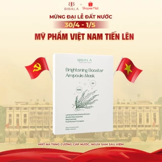 Mặt nạ dưỡng sáng, làm dịu và dưỡng ẩm 25G BRIGHTENING BOOSTER AMPOULE MASK 25G BIBALA