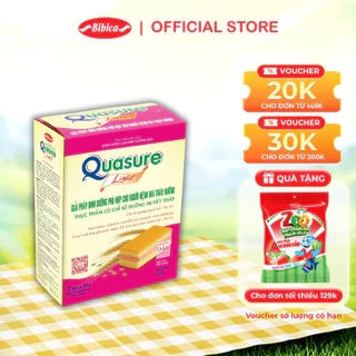 Bánh Bông Lan Quasure Light Bibica 126g - Thực phẩm dành cho người ăn kiêng, tiểu đường