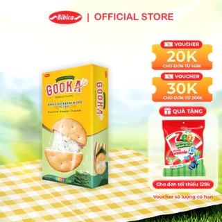 Bánh Gooka Cracker Nougat Filling Vị Tảo Biển Bibica