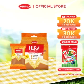 Bánh Hura Sandwich Chà Bông Bibica 90g - Bánh ăn sáng dinh dưỡng siêu ngon & tiện lợi