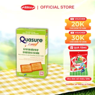 Bánh Quy Quasure Light Sữa Bibica 140g - Thực phẩm dành cho người ăn kiêng, tiểu đường