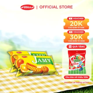 Combo 2 Gói Bánh Jamy Nhân Mứt Cam Bibica 120g