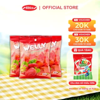 Combo 3 Kẹo Cứng Welly Hỗn Hợp Bibica 70g