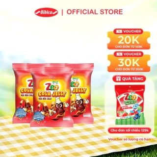 Combo 3 Kẹo Dẻo Zoo Cola Bibica 24g