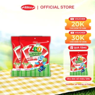 Kẹo Dẻo Zoo Foam Jelly Dưa hấu Bibica 24g