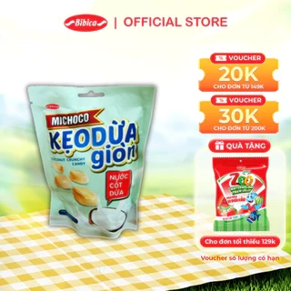 Kẹo Michoco Dừa Giòn Nước Cốt Dừa Bibica 100g