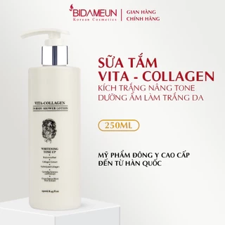 Bidameun Siyoul B44 Sữa tắm Vita - Collagen giúp làm trắng nâng tông da nhanh chóng 250ml