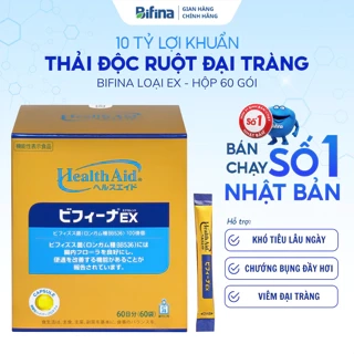 Bifina Nhật Bản - Hỗ trợ giảm hội chứng ruột kích thích và đại tràng co thắt - Loại EX 30 và 60 gói