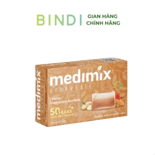 Xà Phòng Medimix Cỏ Hương Bài Vetiver - sạch khuẩn mụn 125g