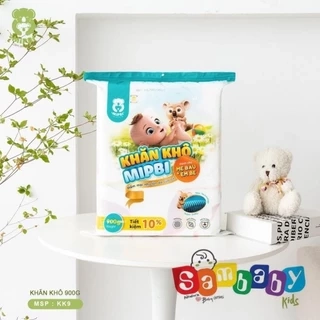 KHĂN VẢI KHÔ ĐA NĂNG DÀNH CHO MẸ VÀ BÉ MIPBI 900g / 1000g