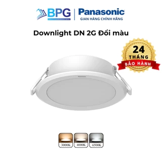 Đèn LED âm trần Downlight Đổi màu Panasonic DN 2G Công suất (9W,12W,15W), lỗ 90mm, 110mm, 125mm
