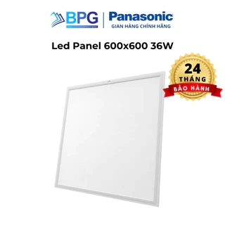 Đèn LED bảng panel 600x600 PANASONIC Công suất 36W 40W ánh sáng trắng 6500K, lắp văn phòng công sở