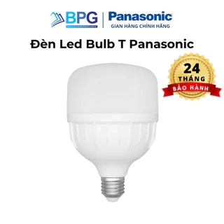 Đèn LED Bulb Trụ Trắng PANASONIC Type T, Đuôi E27, Công suất 20W/30W/40W/50W sáng trắng 6500K