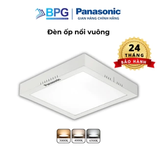 Đèn ốp trần nổi Vuông Panasonic Surface Mounted Công suất 6W,12W,18W,24W