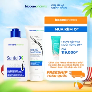 Combo Gội Xả dành riêng cho tóc gàu phiên bản mới Biocarepharma
