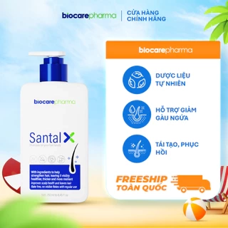 Dầu gội sạch gàu cho da đầu gàu nấm ngứa SANTAL X Biocarepharma 250ml.