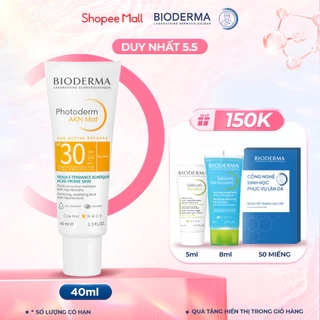 Chống nắng dành cho da mụn Bioderma Photoderm Akn Mat Spf30 - 40ml