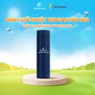 Bình nước giữ nhiệt cao cấp BioGastro IBS hiển thị nhiệt độ màn hình LED