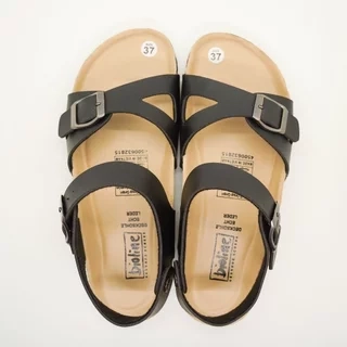 Sandal Birken Đế Trấu BIOLINE Official Thiết Kế Unisex Quai Cách Điệu Có Khóa - PUK23