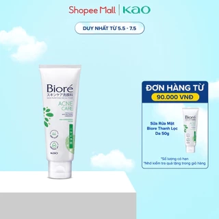 Sữa Rửa Mặt Thanh Lọc Da - Sạch Mụn & Kháng Khuẩn Biore 100g