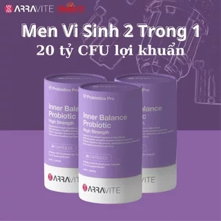 [Giá Sốc Xả Date] Viên Uống Phụ Khoa Arravite - Men Dạng Viên Uống Giúp Các Vấn Đề Về Ngứa Ngáy Viêm Nhiễm Cho Cơ Thể