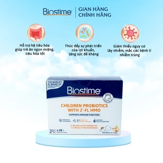 Men Vi Sinh Biostime Children Probiotics With 2' - FL HMO, Cân Bằng Hệ Tiêu Hóa Giúp Bé Phát Triển Triển Trí Não