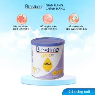 Sữa Dê Biostime Ultra Goat Số 1, cải thiện tiêu hóa tăng cường hấp thu cho bé 150g